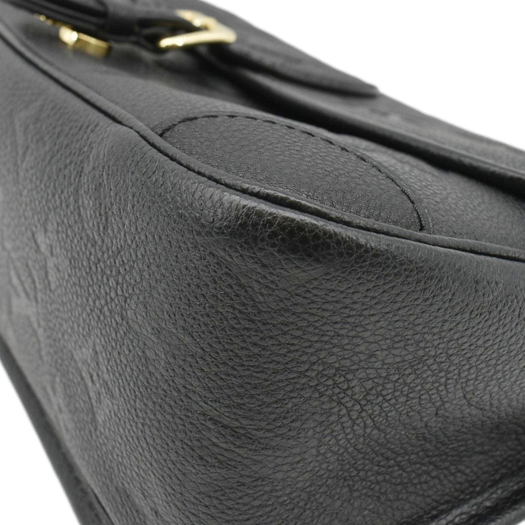 LOUIS VUITTON Diane Monogram Empreinte Leather Crossbody Bag Black