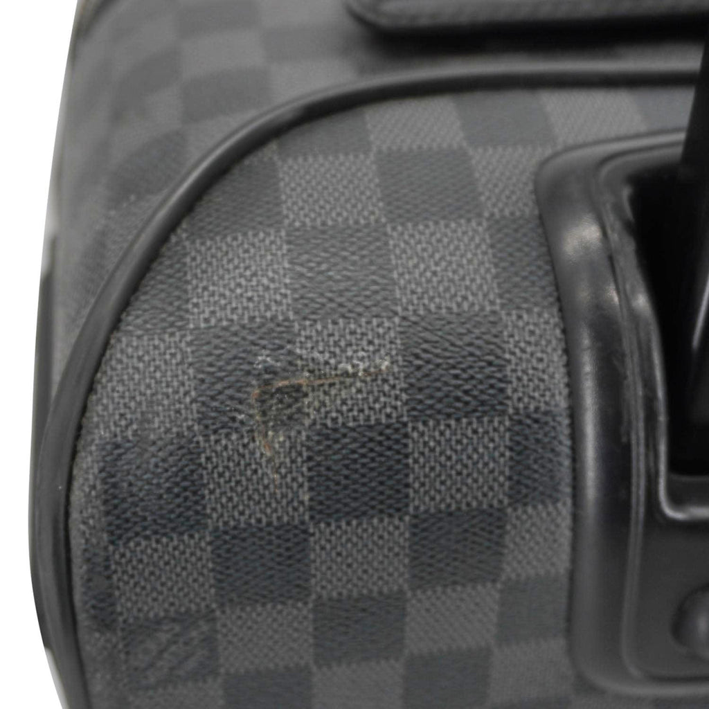 LOUIS VUITTON Pegase 55 Damier Graphite Business Suitcase Travel Bag Black