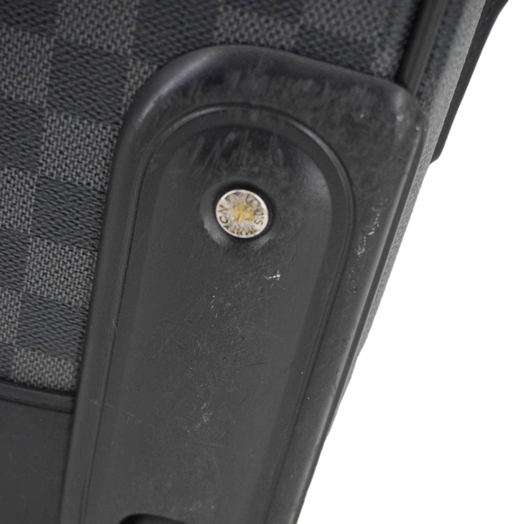 LOUIS VUITTON Pegase 55 Damier Graphite Business Suitcase Travel Bag Black