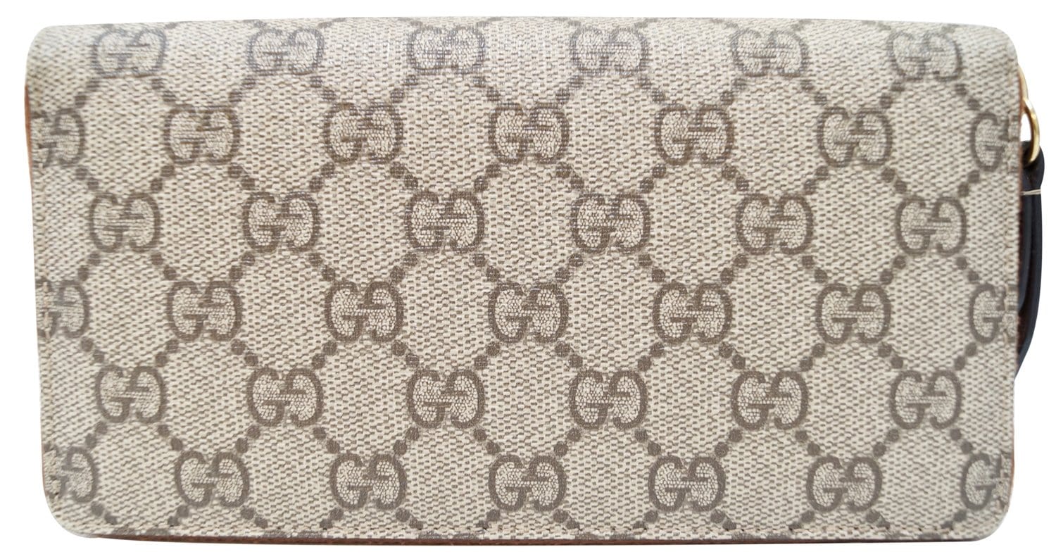 GUCCI Gucci Supreme Zip Around Wallet 410102