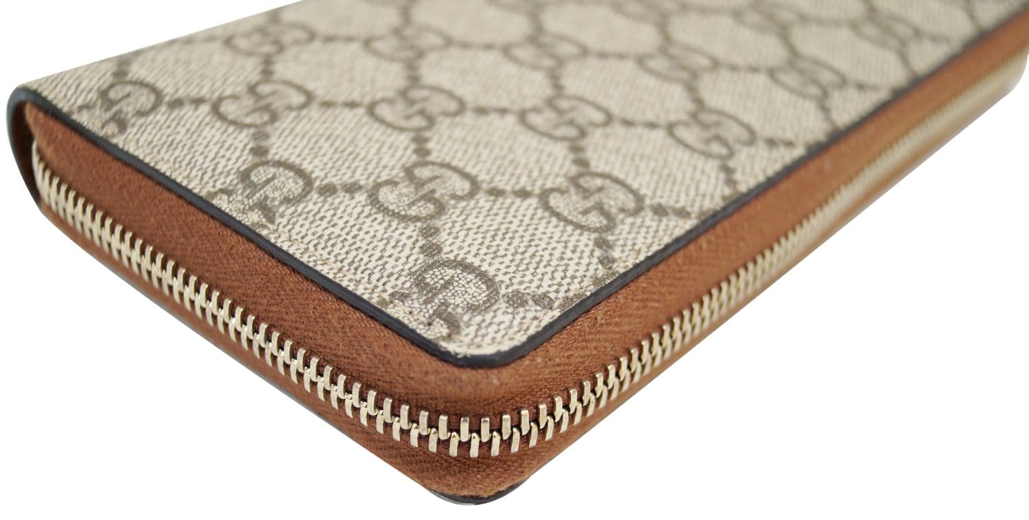 GUCCI Gucci Supreme Zip Around Wallet 410102