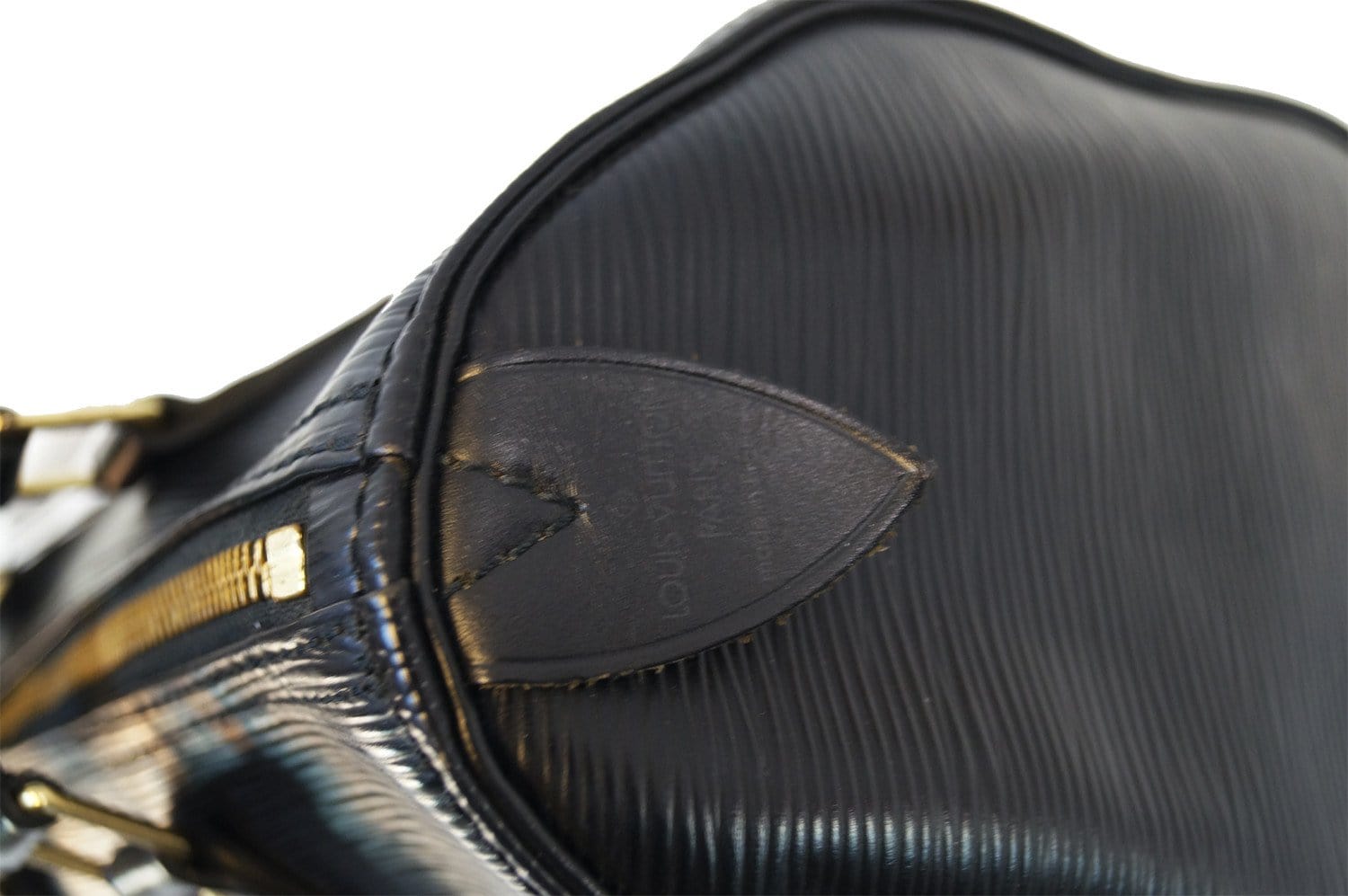 LOUIS VUITTON Black Epi Leather Speedy 25 Satchel HandBag
