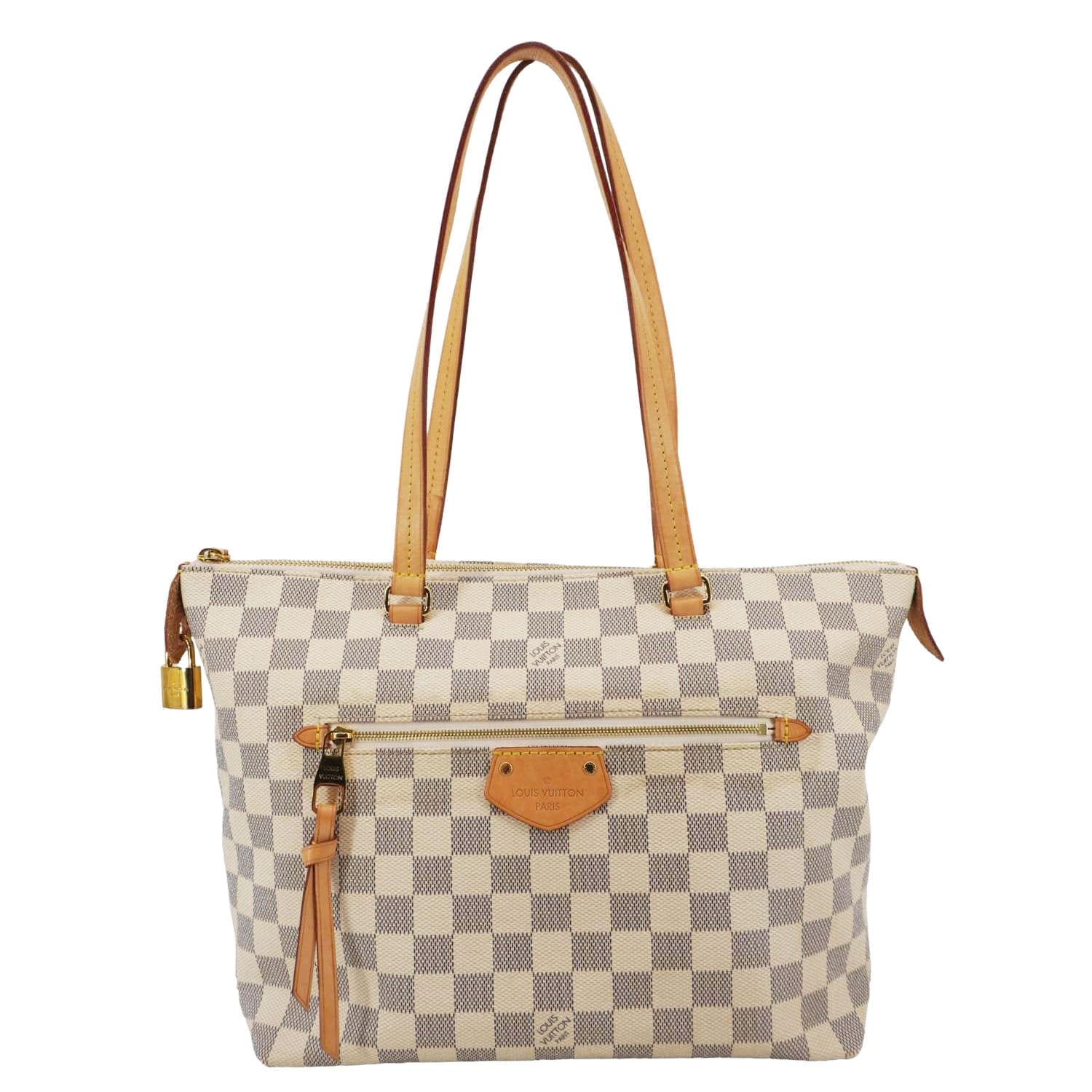 LOUIS VUITTON Iena PM Damier Azur Shoulder Bag White
