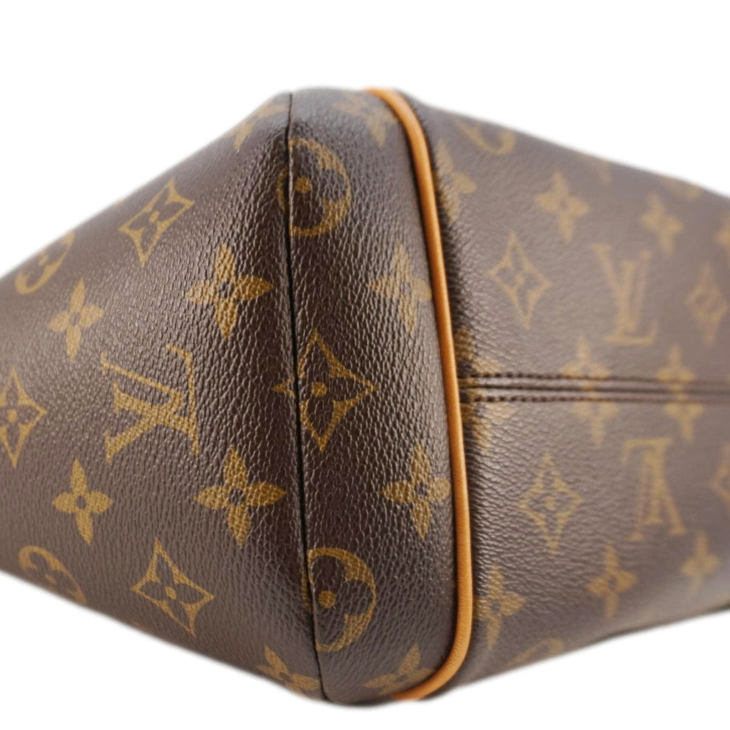 LOUIS VUITTON Totally PM Monogram Canvas Tote Shoulder Bag Brown