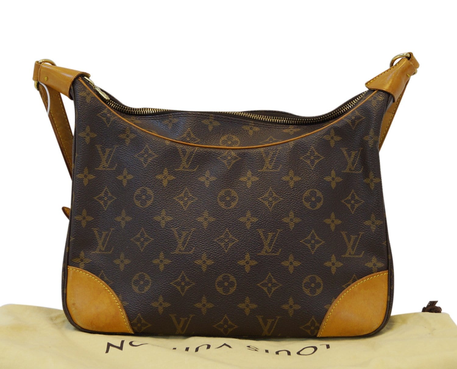 LOUIS VUITTON Monogram Canvas Boulongne Brown Shoulder Bag