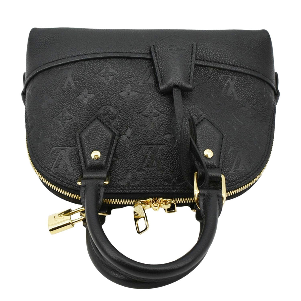 LOUIS VUITTON Neo Alma BB Monogram Empreinte Crossbody Bag Black