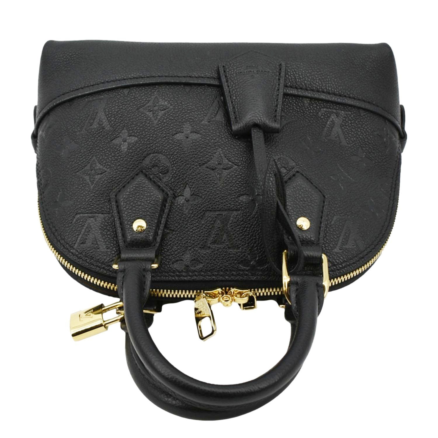LOUIS VUITTON Neo Alma BB Monogram Empreinte Crossbody Bag Black