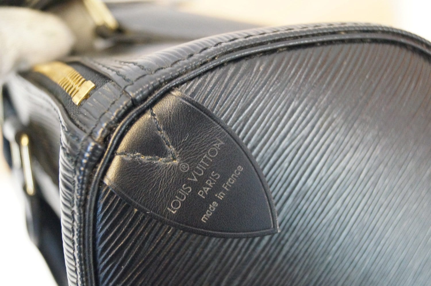 LOUIS VUITTON  HandBag Black Epi Leather Speedy 25 Satchel