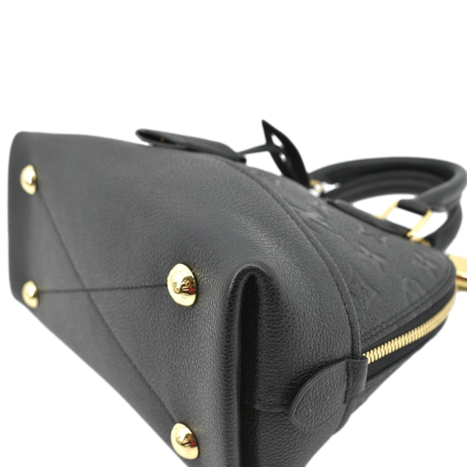 LOUIS VUITTON Neo Alma BB Monogram Empreinte Crossbody Bag Black