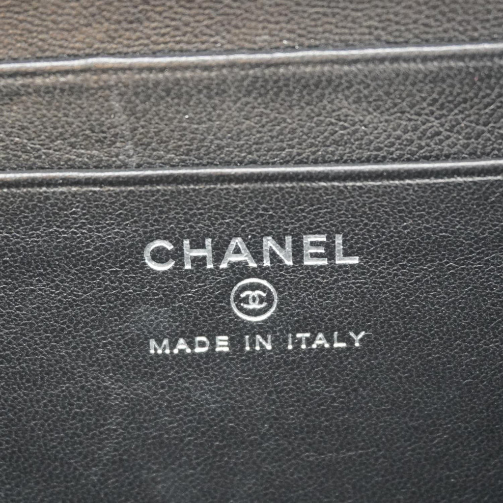 Chanel CC Quilted Leather Camera Crossbody Bag Black