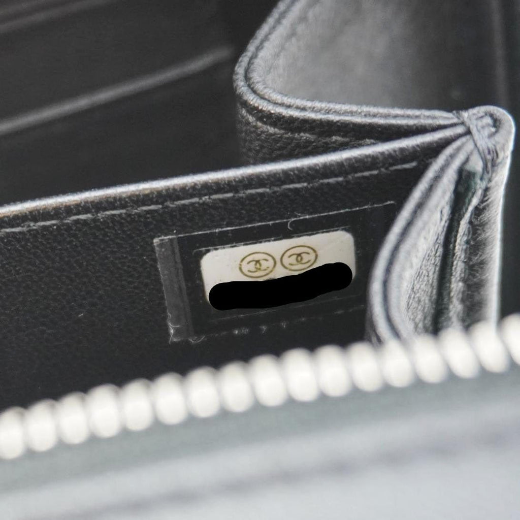 Chanel CC Quilted Leather Camera Crossbody Bag Black