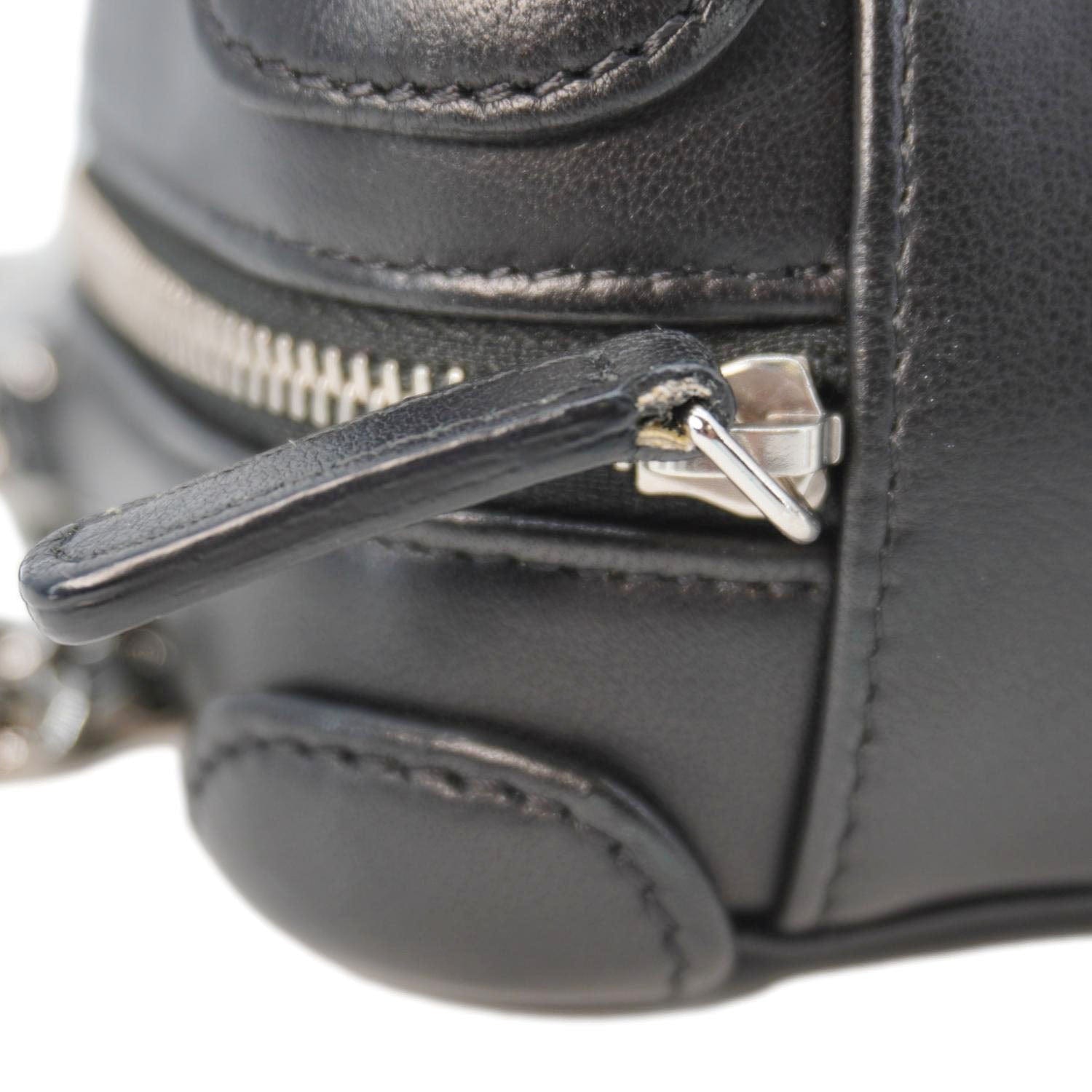 Chanel CC Quilted Leather Camera Crossbody Bag Black