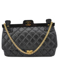 Chanel 2.55 Reissue Hanger Flap Quilted Leather Crossbody Bag Black