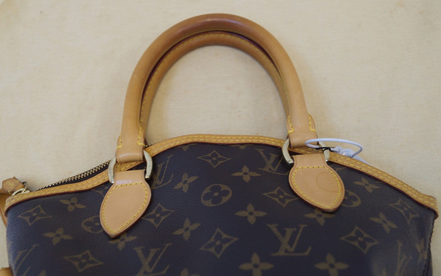 LOUIS VUITTON Canvas Lockit PM Handbag
