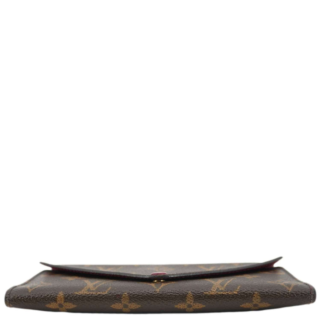 LOUIS VUITTON Josephine Monogram Canvas Wallet Brown