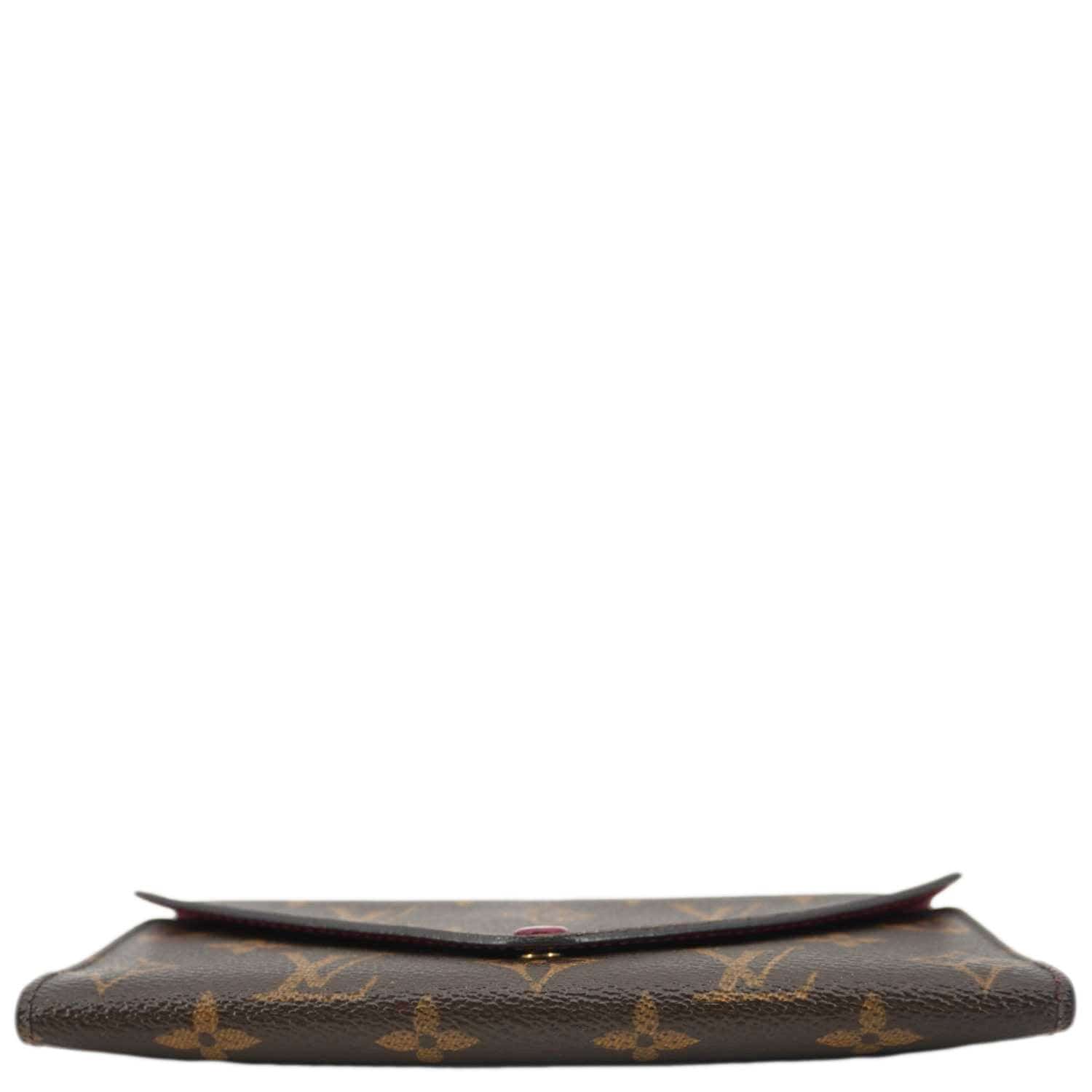 LOUIS VUITTON Josephine Monogram Canvas Wallet Brown