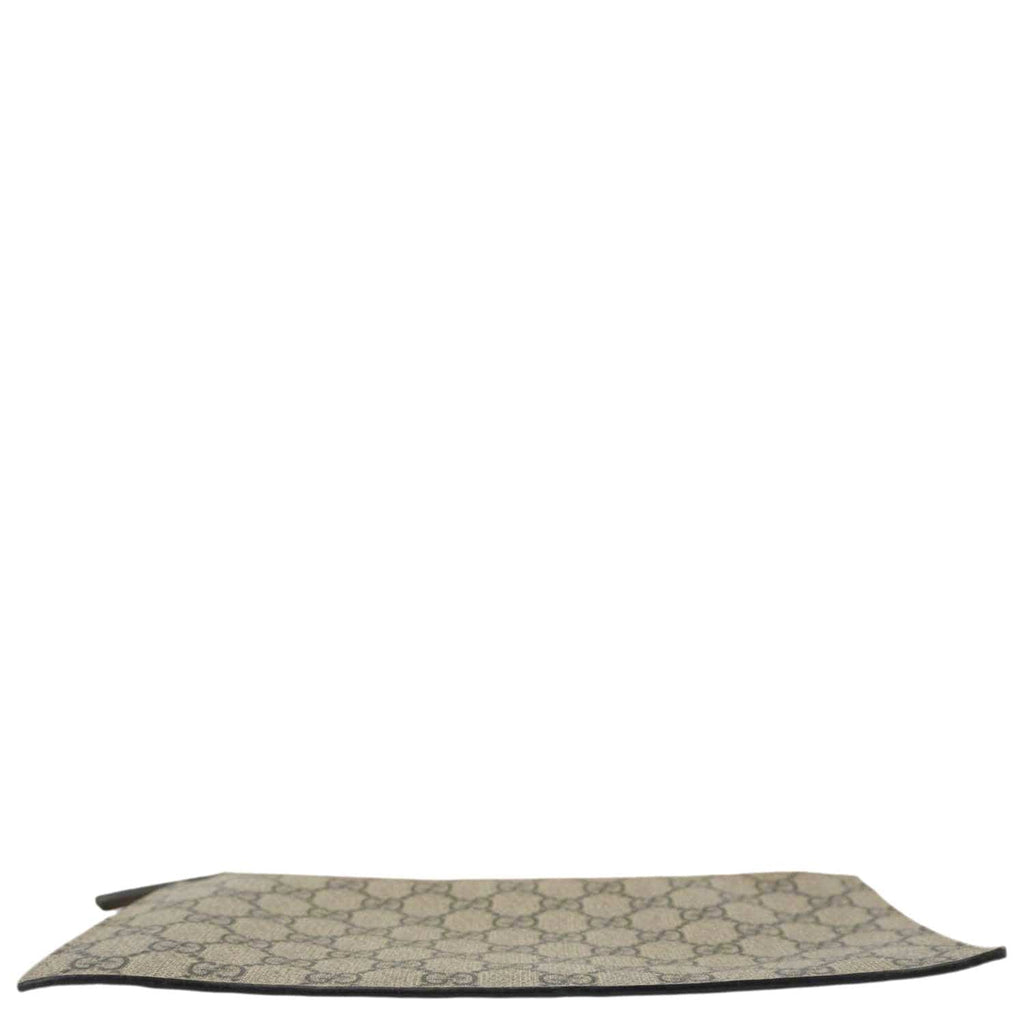 GUCCI Gucci Supreme Canvas Wristlet Beige 539335
