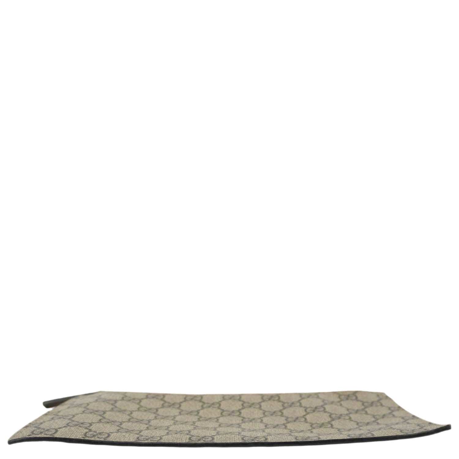 GUCCI Gucci Supreme Canvas Wristlet Beige 539335