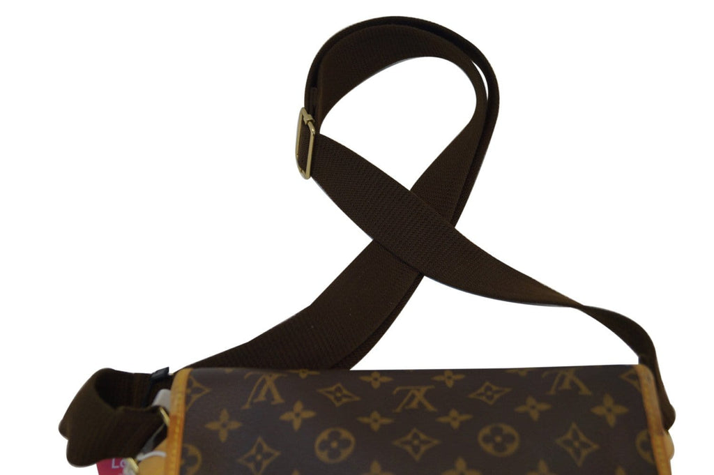 LOUIS VUITTON Monogram Canvas Bosphore PM Shoulder Bag