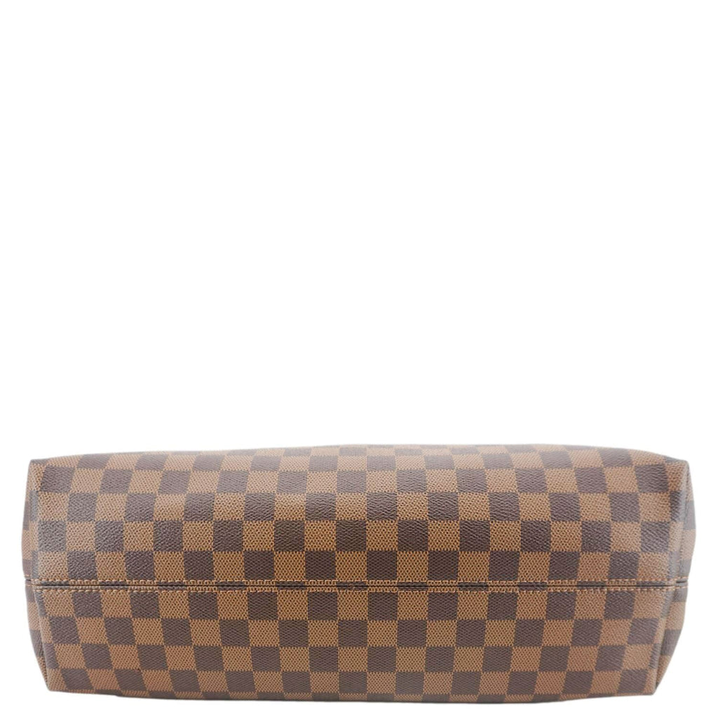 LOUIS VUITTON Graceful MM Damier Ebene Shoulder Bag Brown