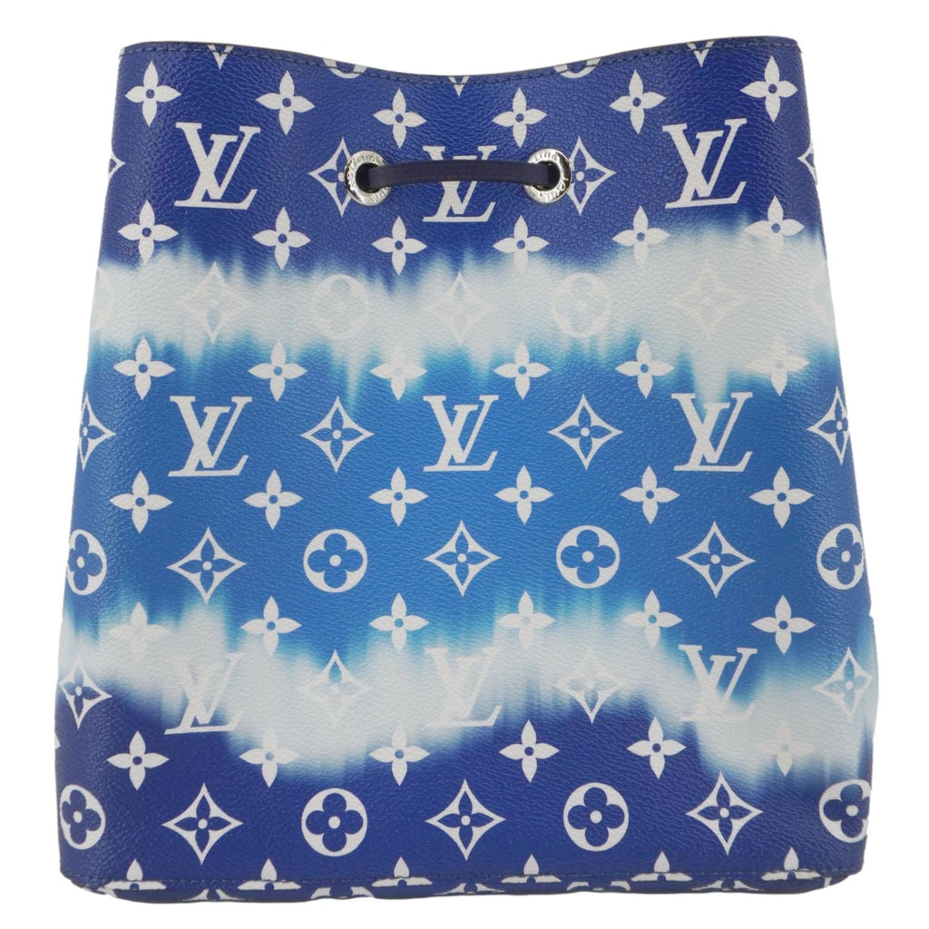 LOUIS VUITTON Escale Neonoe MM Monogram Giant Shoulder Bag Blue