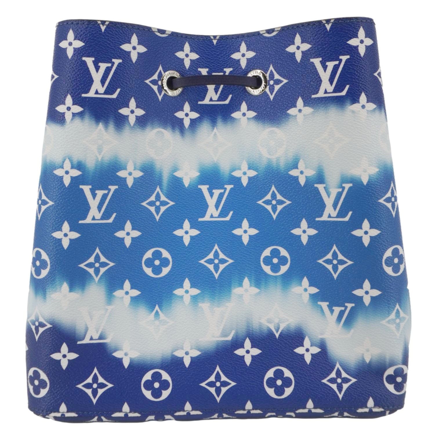 LOUIS VUITTON Escale Neonoe MM Monogram Giant Shoulder Bag Blue