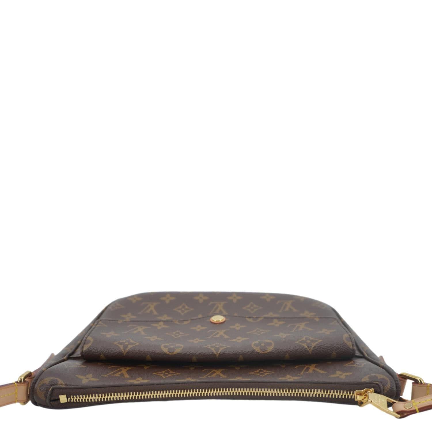 LOUIS VUITTON Mabillon Monogram Canvas Shoulder Crossbody Bag Brown