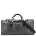 LOUIS VUITTON Roadster Damier Graphite Travel Bag Black