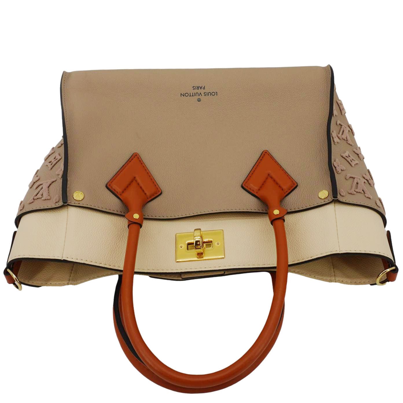 LOUIS VUITTON On My Side MM Monogram Tufting Shoulder Bag Galet