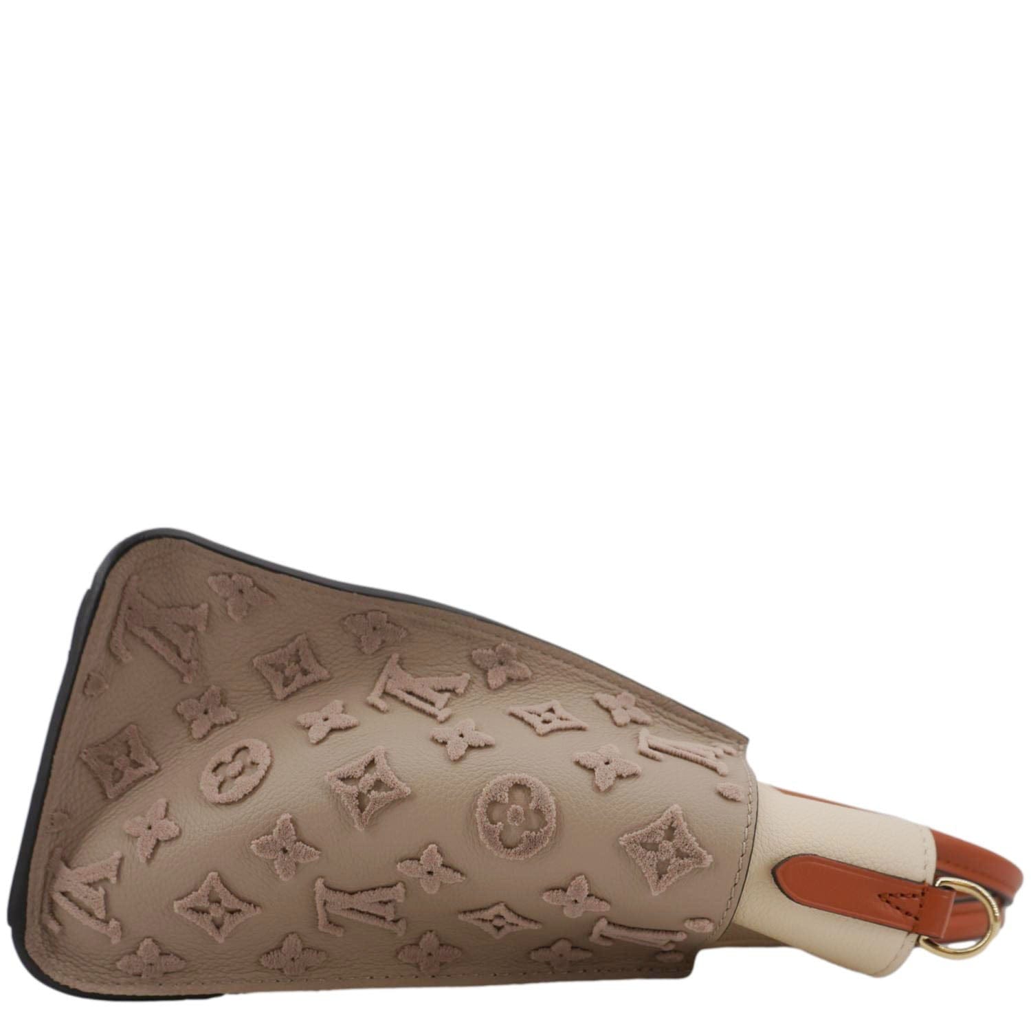 LOUIS VUITTON On My Side MM Monogram Tufting Shoulder Bag Galet