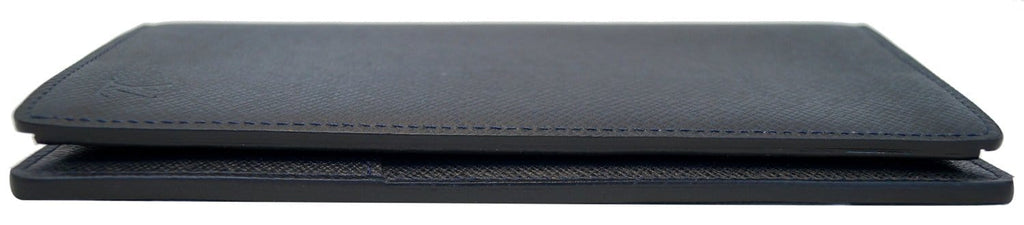 LOUIS VUITTON Brazza Black Taiga Leather Wallet