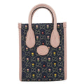 GUCCI Interlocking G Mini Denim Tote Shoulder Bag Pink 671623