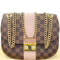 LOUIS VUITTON Wight Damier Ebene Magnolia Shoulder Crossbody Bag