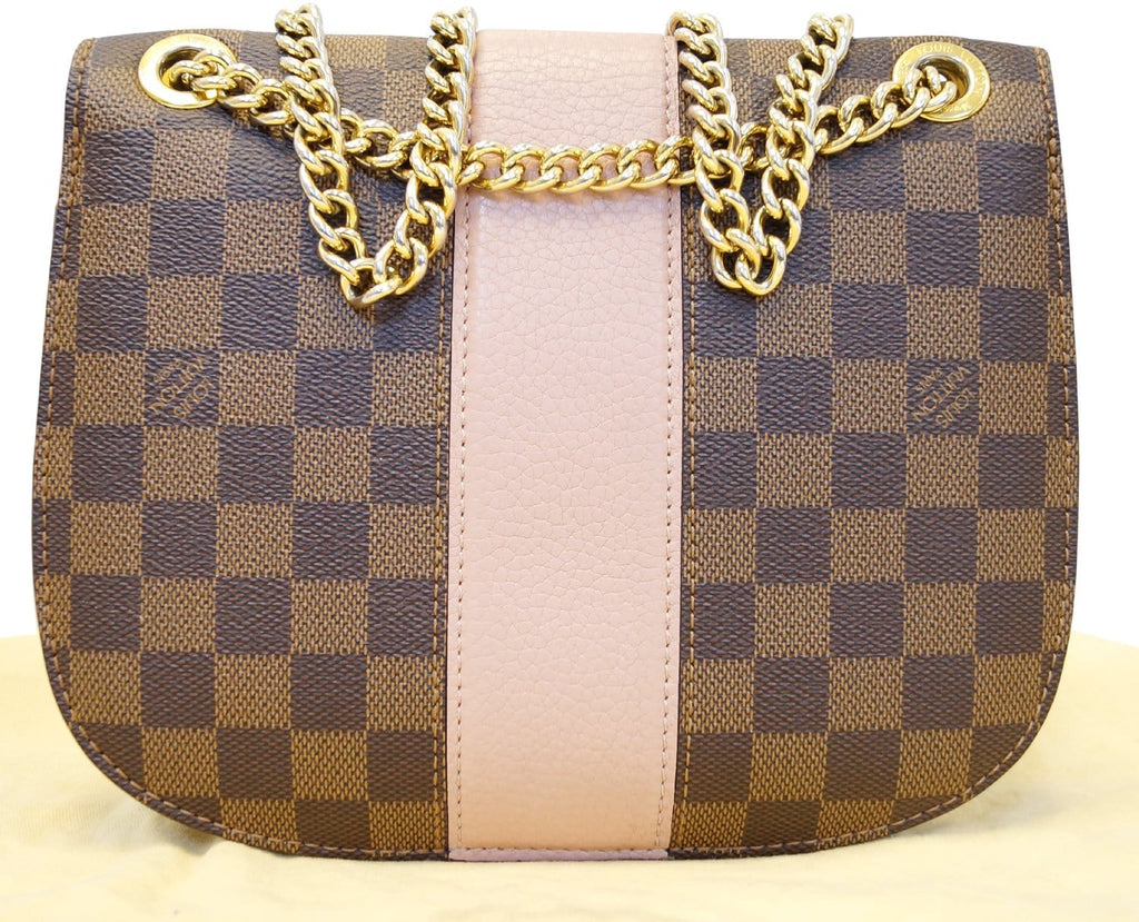 LOUIS VUITTON Wight Damier Ebene Magnolia Shoulder Crossbody Bag