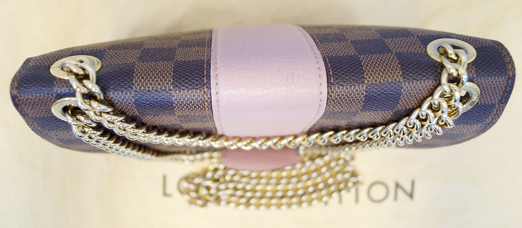 LOUIS VUITTON Wight Damier Ebene Magnolia Shoulder Crossbody Bag