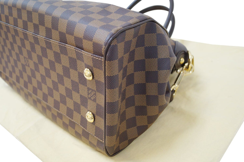 LOUIS VUITTON Damier Ebene Trevi GM 2way Shoulder Handbag