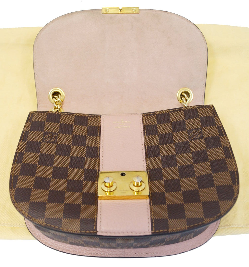 LOUIS VUITTON Wight Damier Ebene Magnolia Shoulder Crossbody Bag
