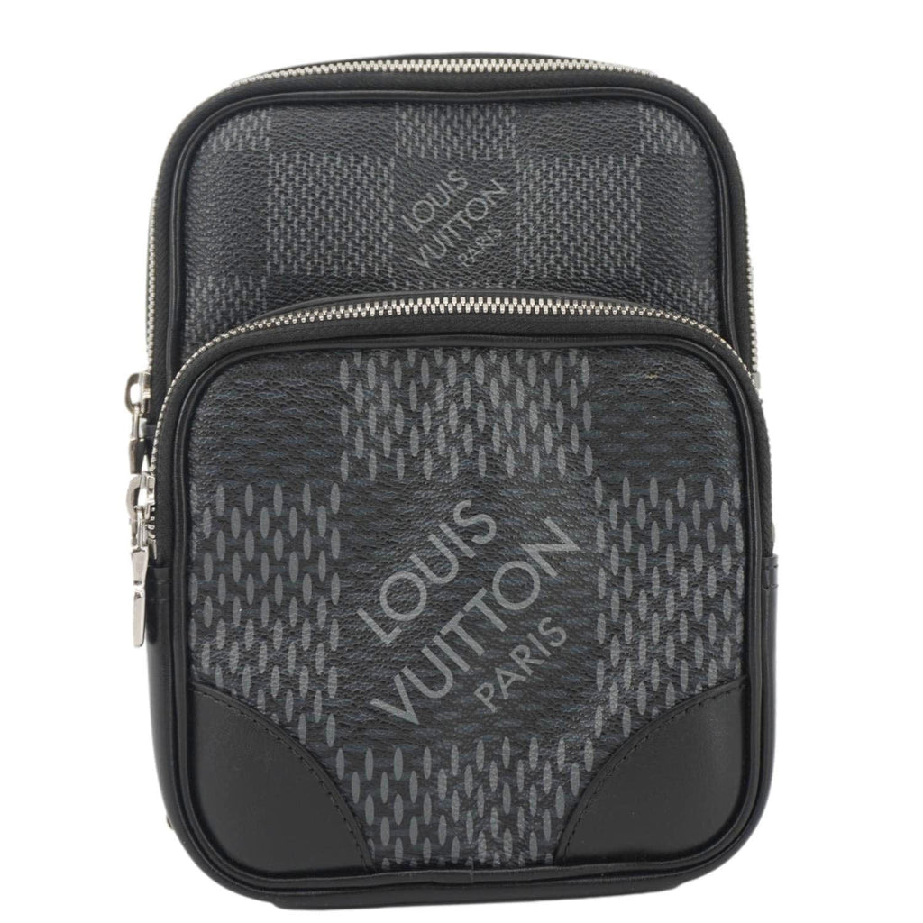 Louis Vuitton  3D Amazone Damier Graphite Crossbody Bag Black