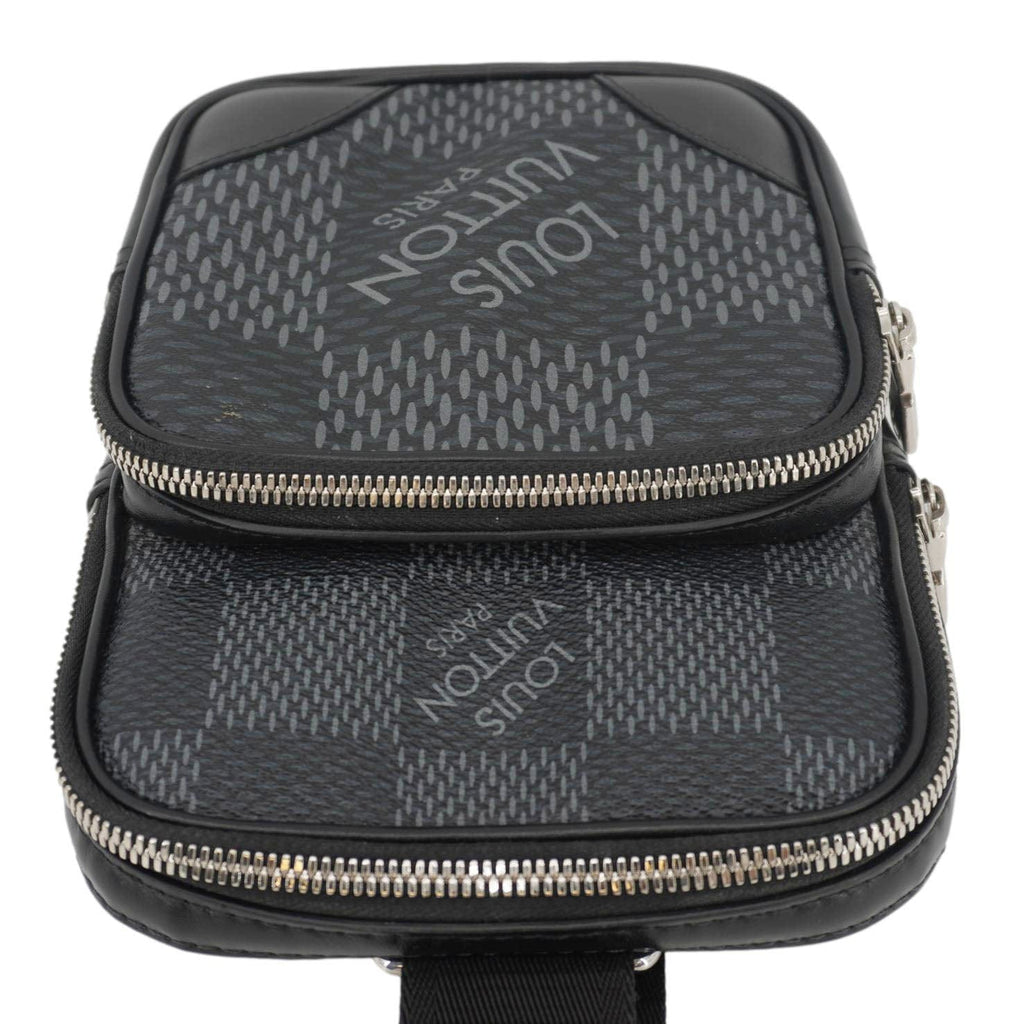 Louis Vuitton  3D Amazone Damier Graphite Crossbody Bag Black