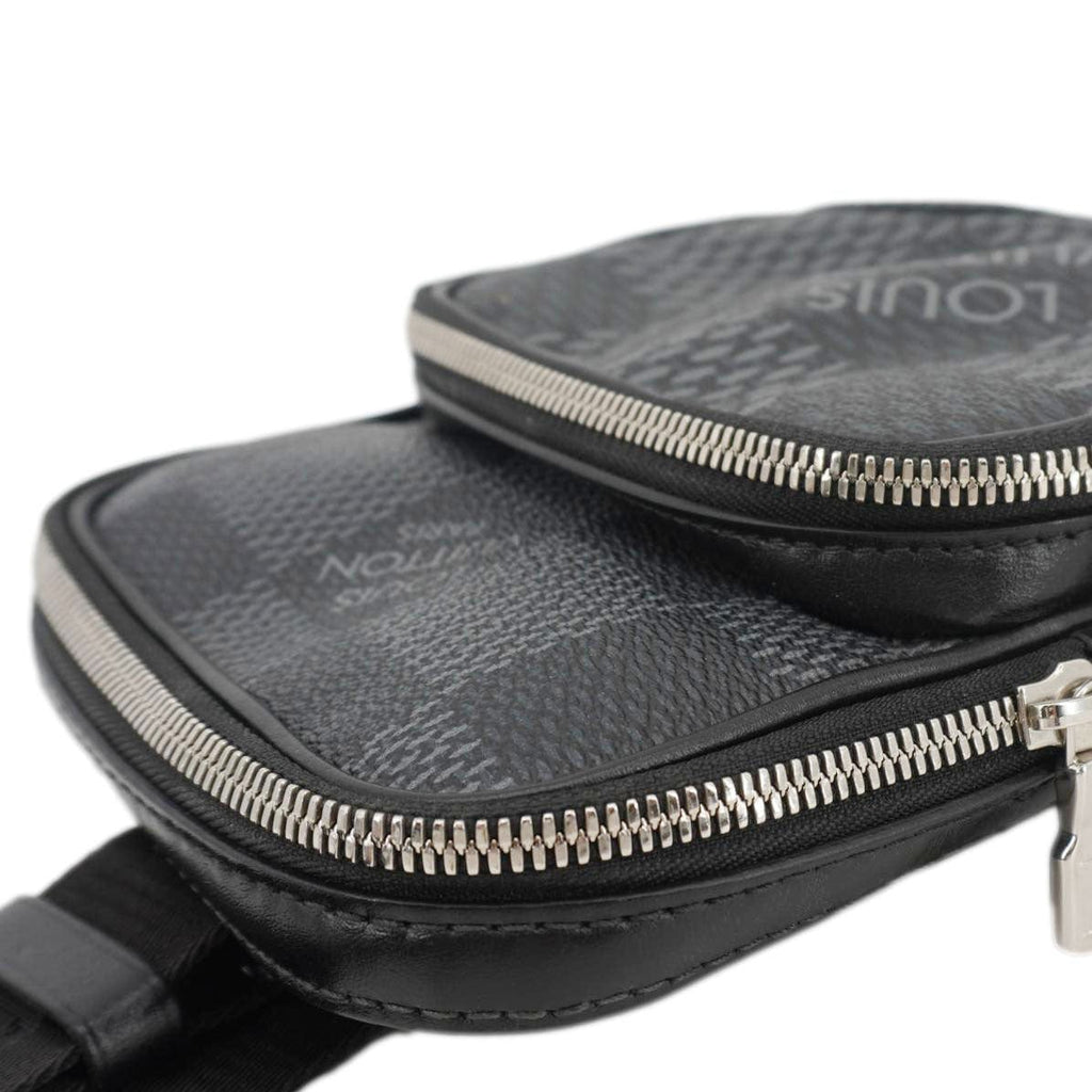 Louis Vuitton  3D Amazone Damier Graphite Crossbody Bag Black
