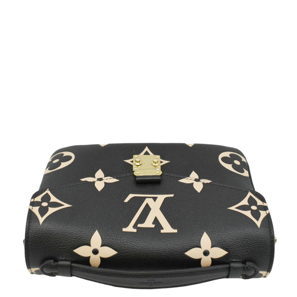LOUIS VUITTON Metis Pochette Empreinte Leather Crossbody Bag Bicolor