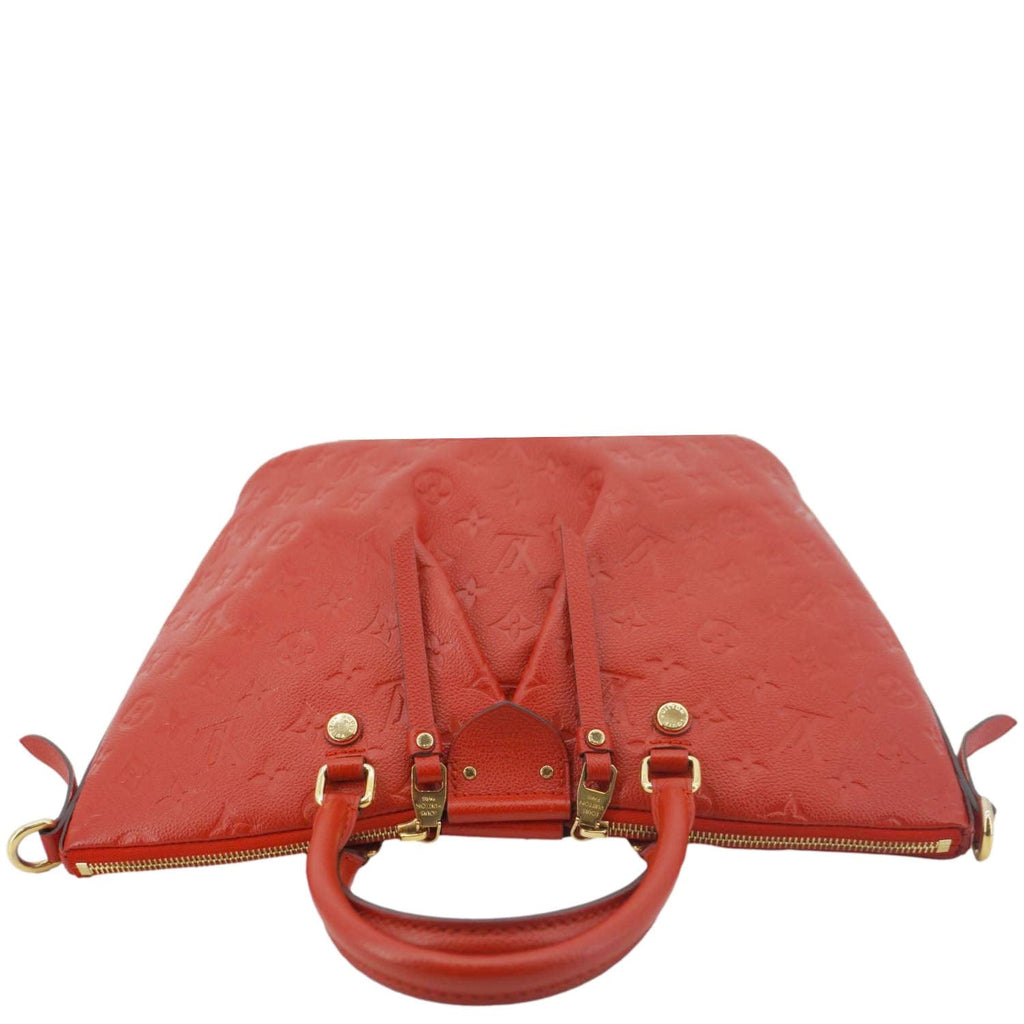 LOUIS VUITTON Mazarine PM Monogram Empreinte Shoulder Bag Red