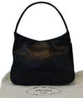 PRADA Milano Black Leather Hobo Shoulder Bag TT1209