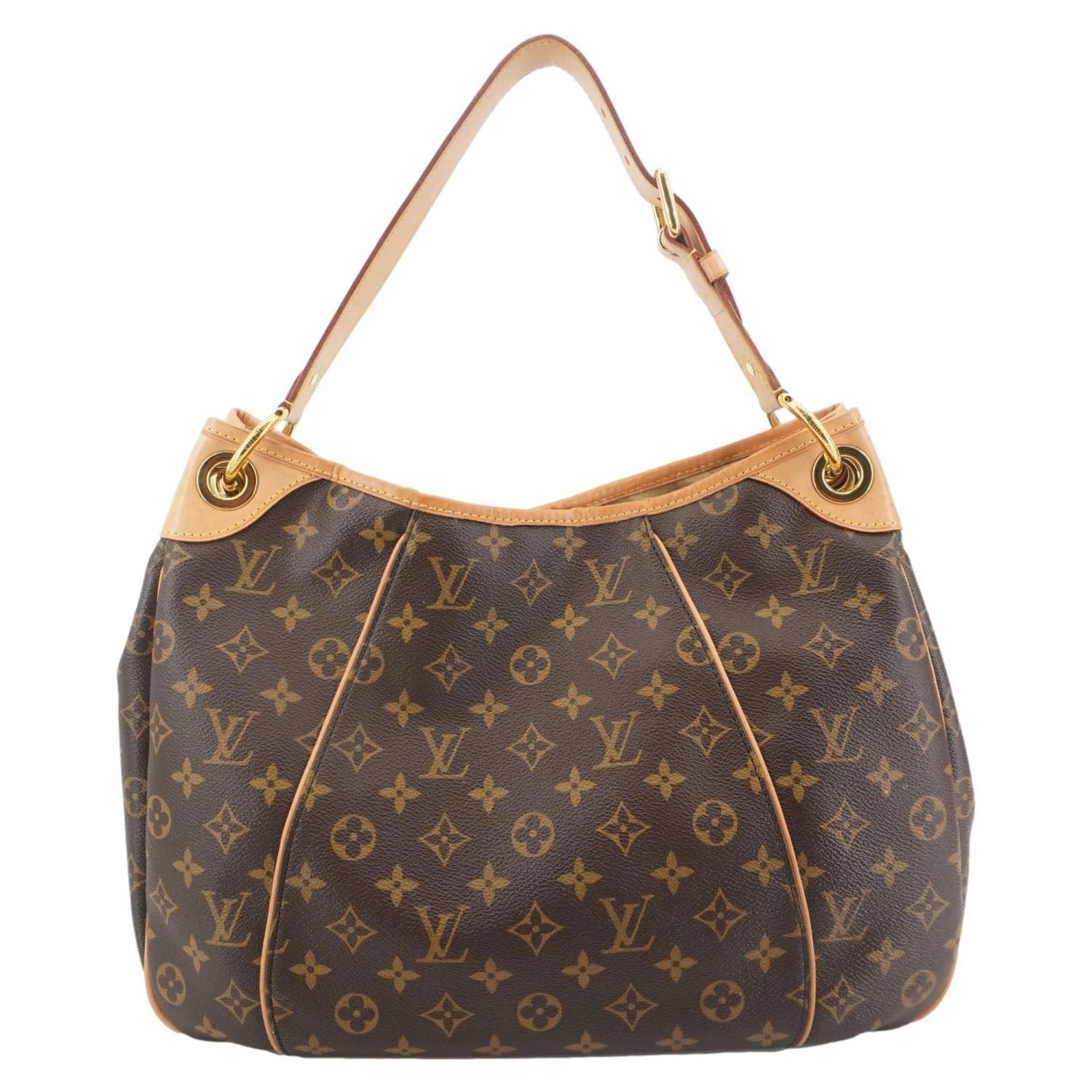 LOUIS VUITTON Galliera PM Monogram Canvas Shoulder Bag Brown