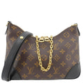 LOUIS VUITTON Boulogne Monogram Canvas Shoulder Bag Brown