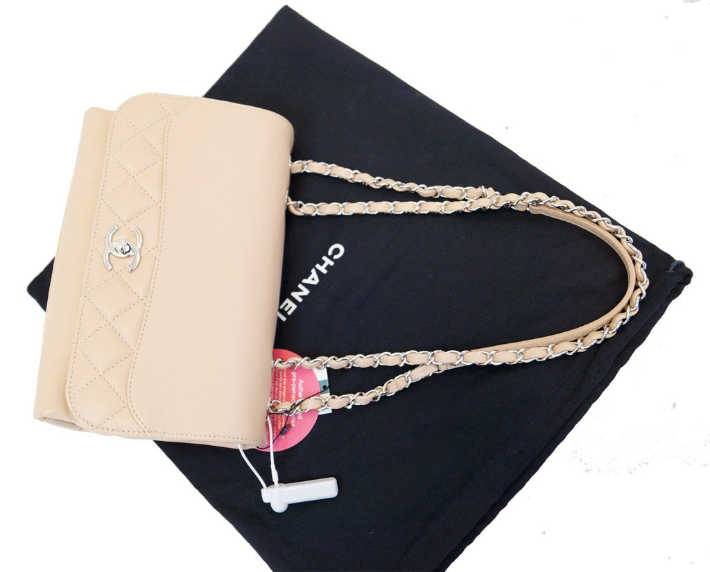 Chanel Rare CHANEL Classic Quilted Leather Double Chain CC Shoulder Bag