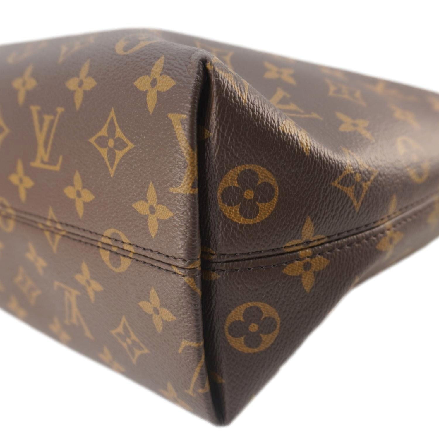 LOUIS VUITTON Boetie MM Monogram Canvas Shoulder Bag Brown