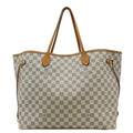 LOUIS VUITTON Neverfull GM Damier Azur Tote Shoulder Bag Rose Ballerine