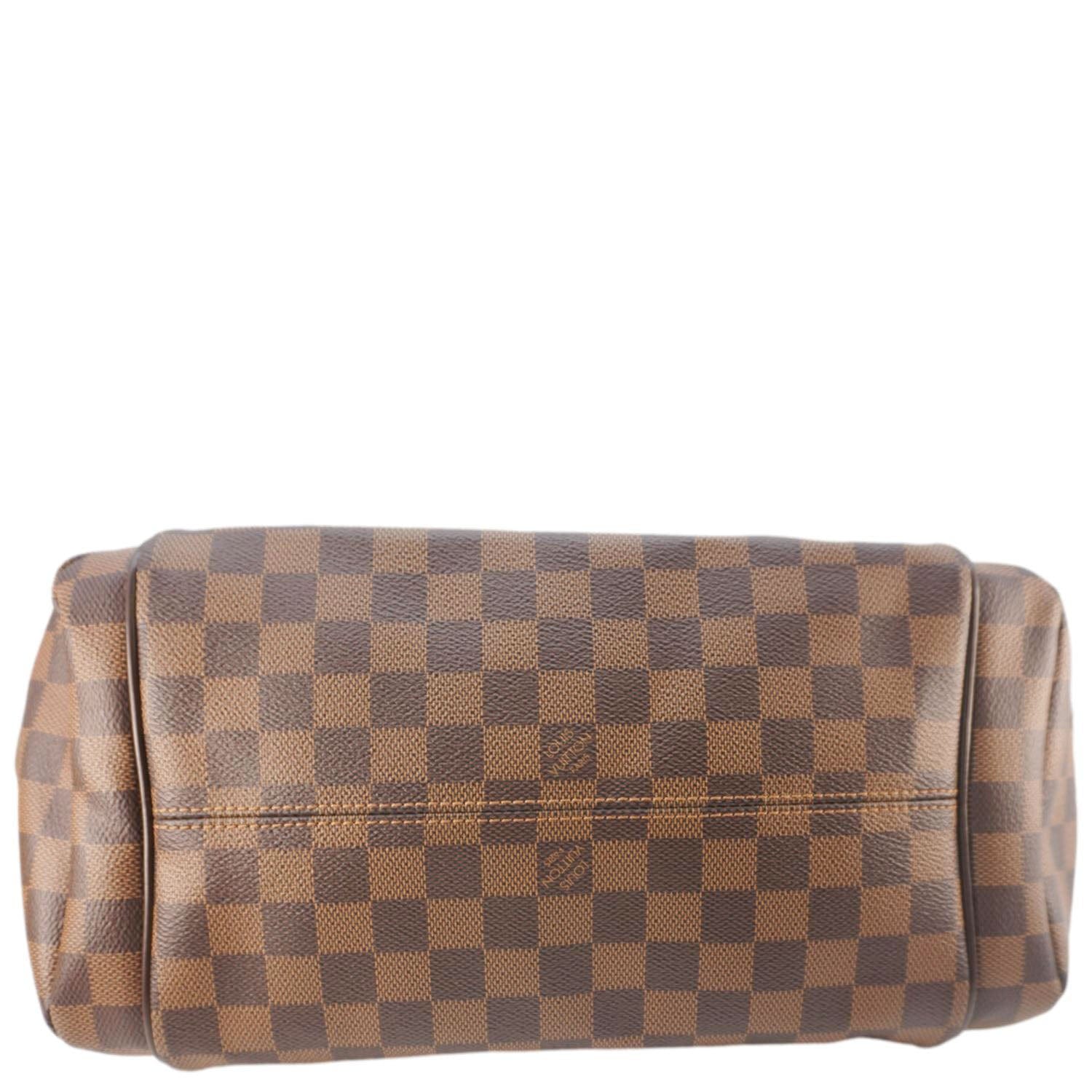 LOUIS VUITTON Totally Damier Ebene Shoulder Bag Brown