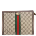 GUCCI Ophidia Gucci Supreme Canvas Zip Pouch Beige 625549